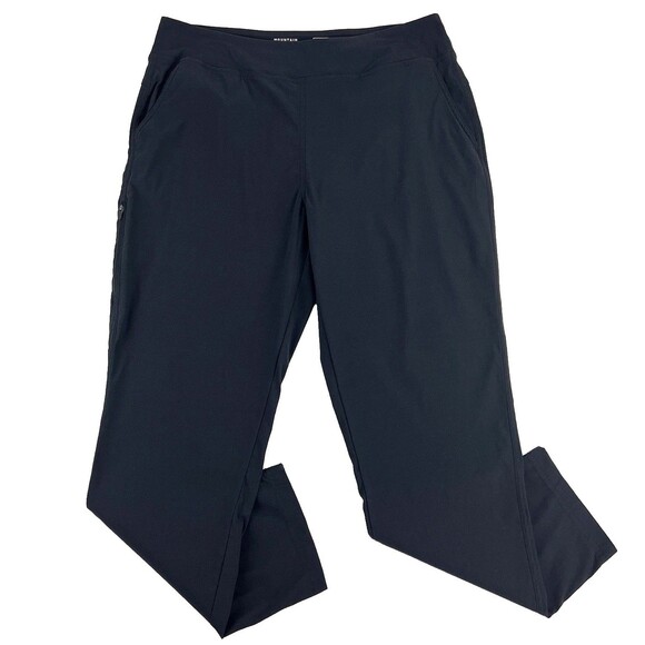 Mountain Hardwear Pants Womens L Black Dynama Ankle Pants 2095541 Hiking - Picture 1 of 9